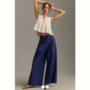 Anthropologie Maeve Skirty Utility Wide-Leg Pants